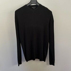 Baracuta Men’s Black V-Neck Long Sleeve Silk/Cotton Sweater Size 4x